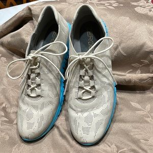 Cole Haan Zerogrand Perf leather lace up sneakers